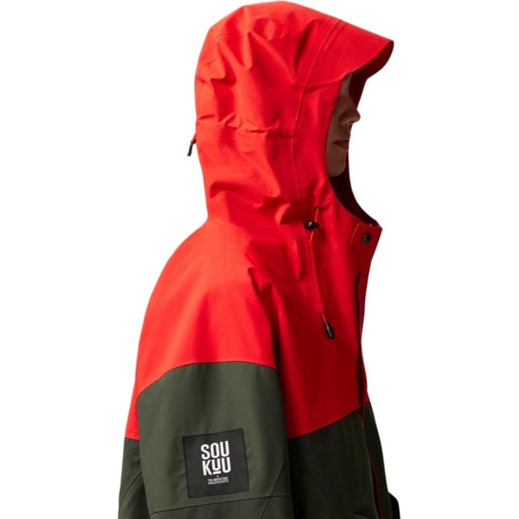 THE NORTH FACE FW23 Outdoor Hiking Waterproof, Windproof, And Breathable Windbreaker Jacket Unisex Red NF0A84S5-O4Y