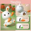 Cute Bunny Coin Bank Large Capacity Cartoon Creative Anti-fall Plastic Savings Jar Gift For Boys And Girls