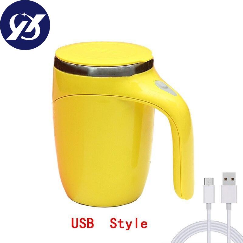 Automatic Self Stirring Magnetic Mug Stainless Steel Temperature Difference Coffee Mixing Cup Blender Smart Mixer Thermal Cup
