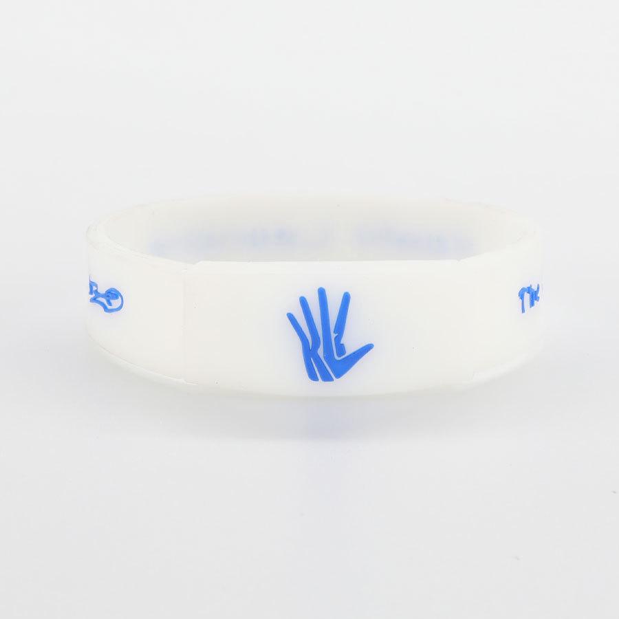 NBA Luminous Silicone Bracelet: Curry, Durant, James, Irving Edition, 20cm Snap Closure.