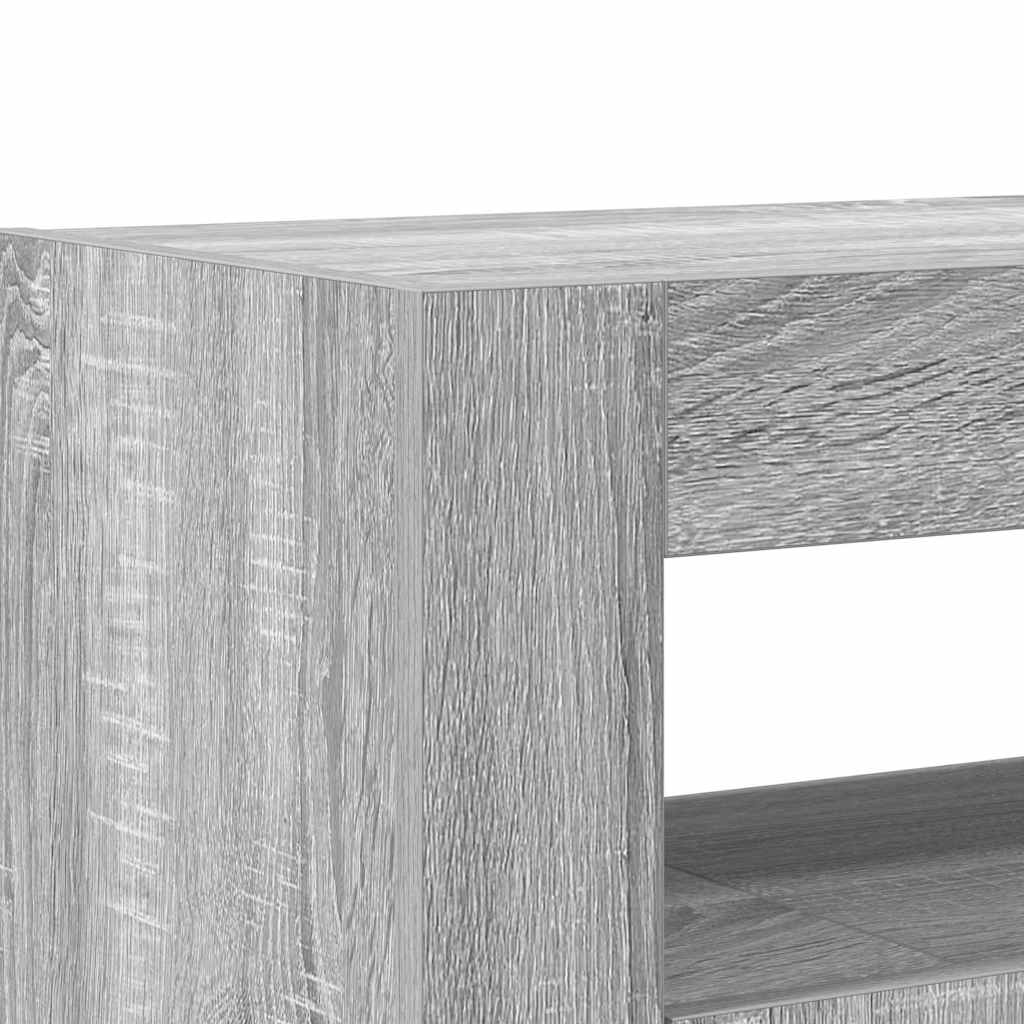 Sideboard Gray Sonoma 116 x 30 x 75 cm Particleboard
