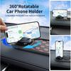 Universal Anti-Slip Car Dashboard Mat With 360° Rotating Phone Holder – Multi-Functional Organizer Pad For Phones, Sunglasses, Keys, And Daily