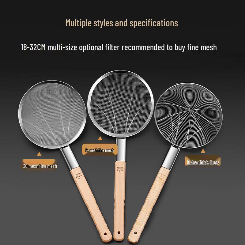 Caitang Zhizao Edelstahl Ultrafeines Sieb Schöpfkelle