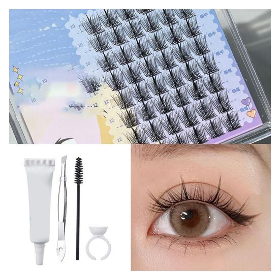 Fairy Fake Eyelashes Ultra-Fine Natural Lightweight Reusable Easy to Apply Fake Eyelashes for Lash Application