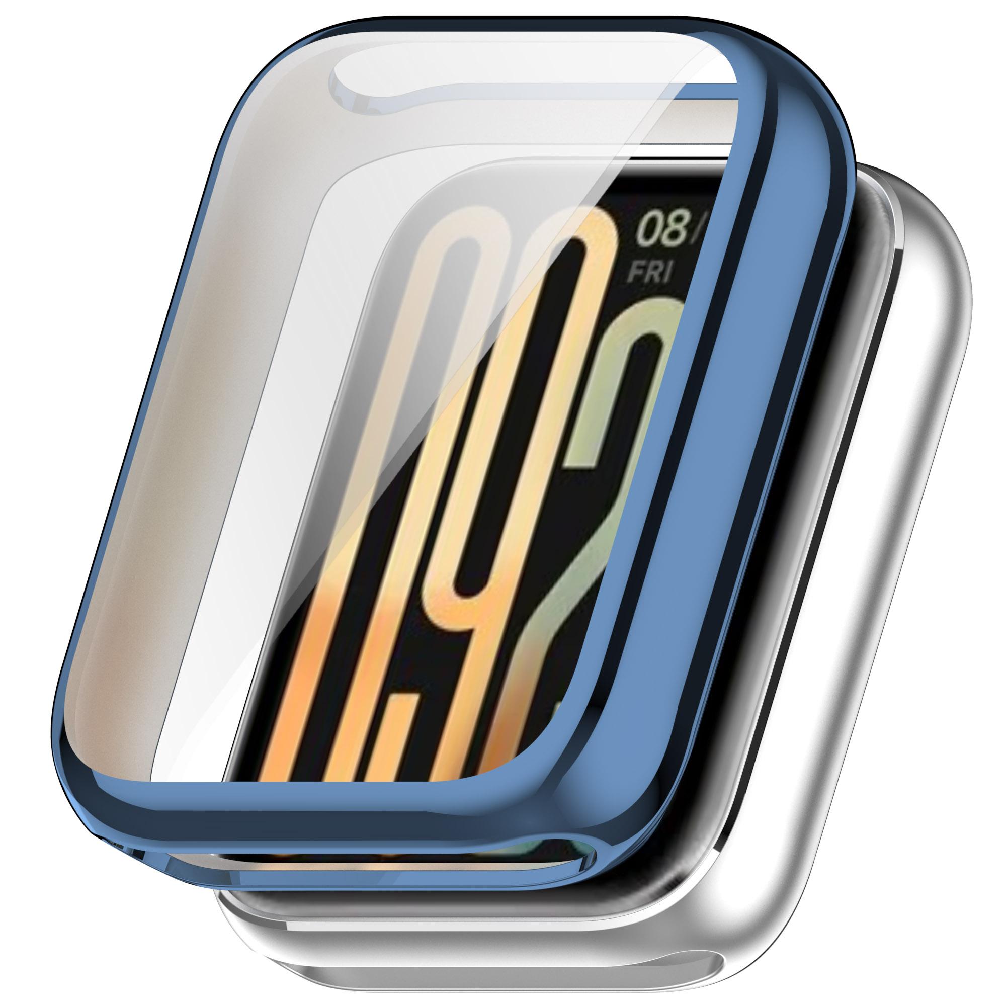 

For Xiaomi Smart Band 9 Pro Watch Case All-Around TPU Electroplating Protective Cover D