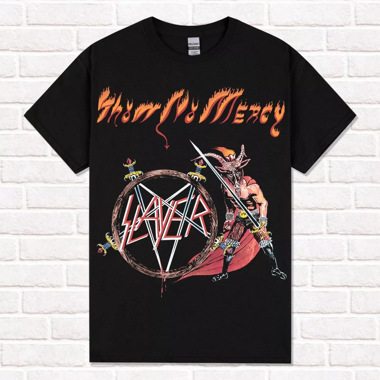 Футболка Slayer  Show No Mercy . Трэш-метал. Большая четверка. XL