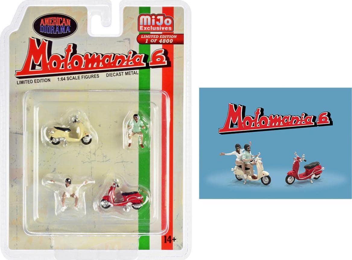 

American Diorama Figure Motomania 6 American Diorama Figure Motomania 6 Motorcycle Figure 1/64 [Item]