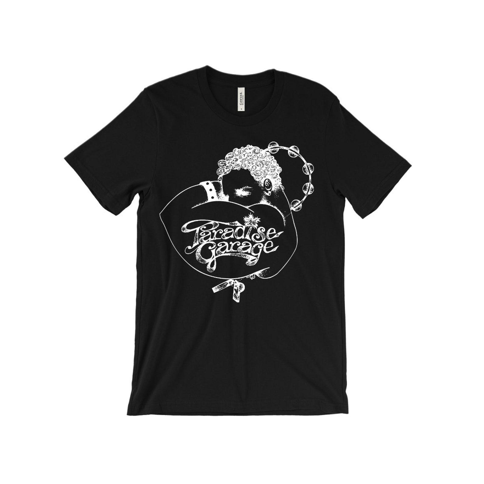 Paradise Garage T-Shirt - Larry Levan - Logo - 84 King Street - New York City 80s nightclub - dj disco funk soul music T-Shirt L