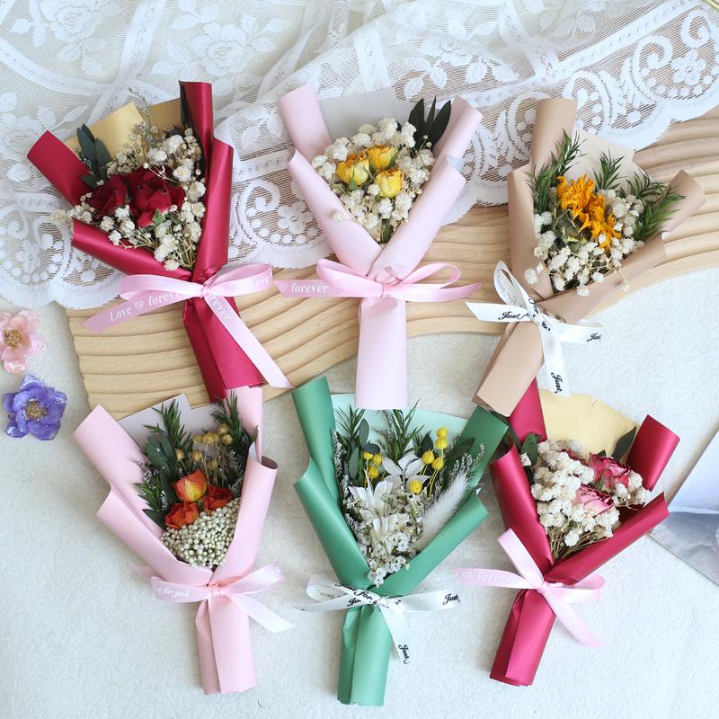 Yunnan Dried & Preserved Flowers: Baby's Breath, Roses, Sunflowers - Perfect for DIY Handmade Souvenirs & Gifts