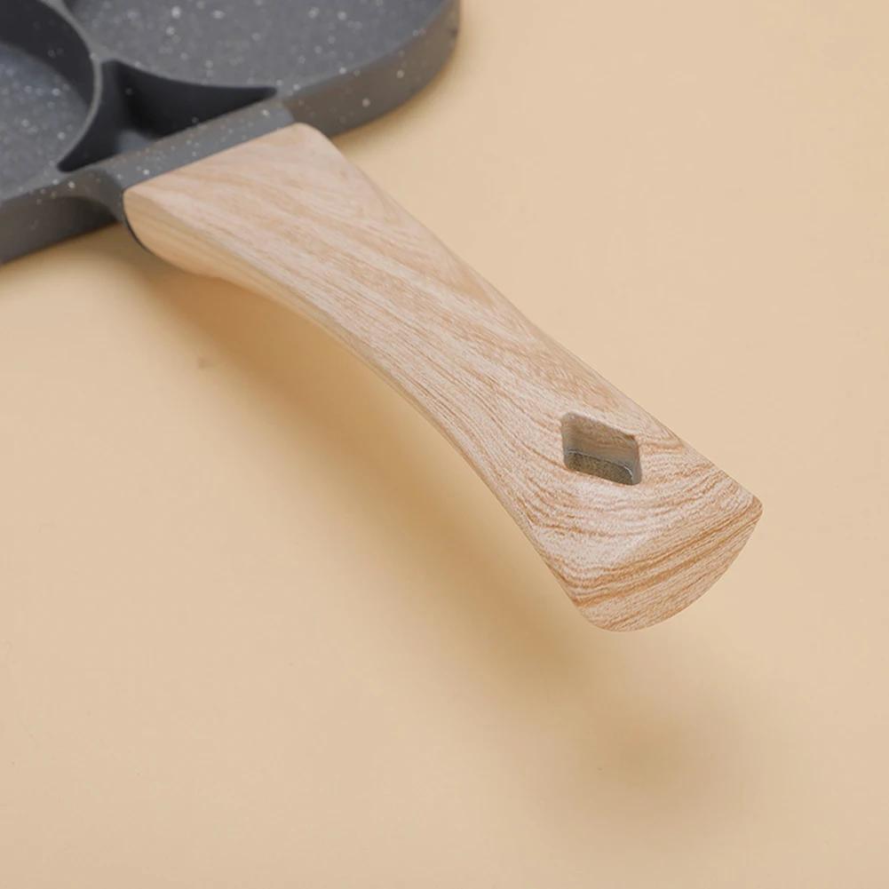 Breakfast Preparation 3-Cup Egg Pan Easy Clean Omelette Pan Egg Frying Pan Cast Aluminum Pan Easy Cleanup Design