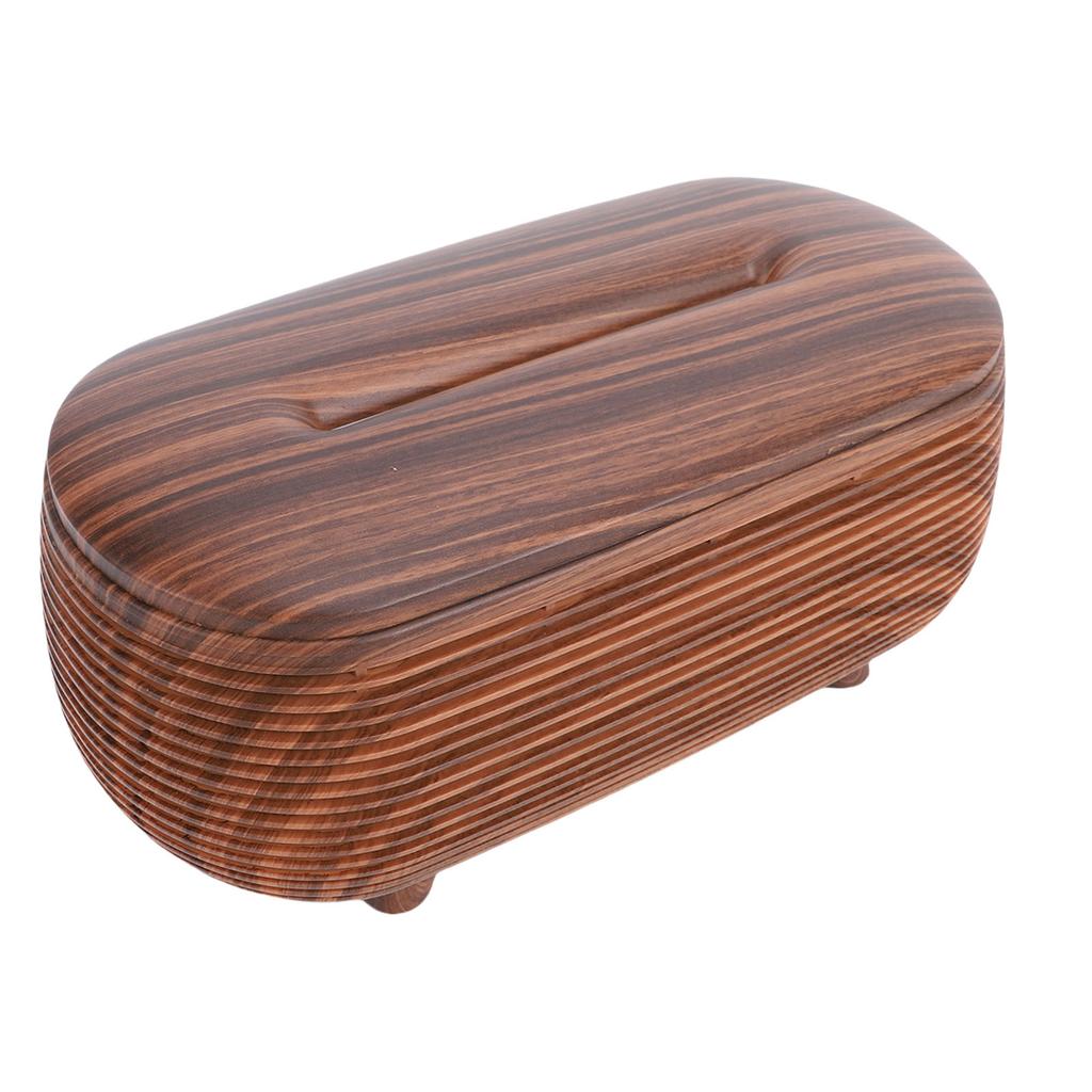 Wood Grain Essential Oil Diffuser 3 Timer Settings Aromatherapy Humidifier with LED Lights Remote Control Dry Burn  