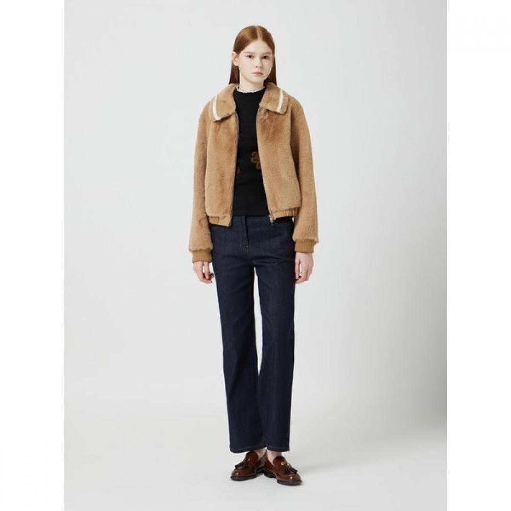 Cc Collect. Zip Up Fur Jacket C254psj311