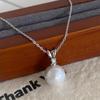 Elegant High-End Pearl & Zirconia Necklace for Women - Fashionable Versatile Choker Clavicle Chain with a French Luxury Niche Design