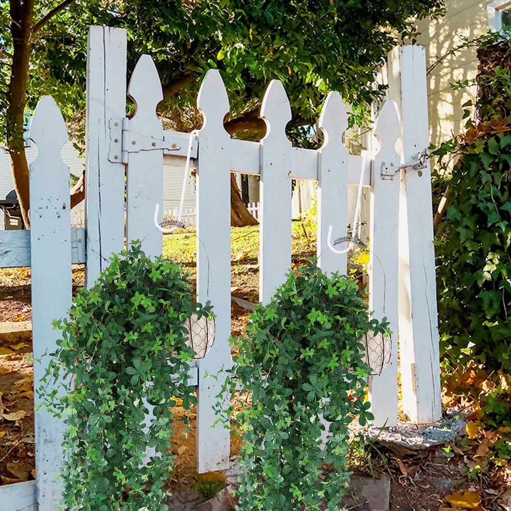 3pcs Garden Supplies Iron Fence Hooks Reusable Durable Fence Flower Groove Hooks Creative Railing Hooks Potted Plant