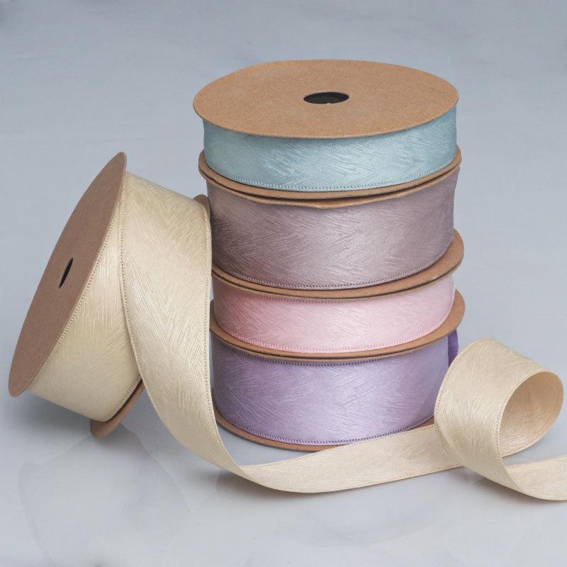 Decorative Romantic and Cozy Solid Color Matte Herringbone Twill Patterned Ribbon Handmade Diy Bow Tie Hair Collar Hat Gift Box Decorative Ribbon