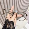 Ultra Light Photochromic Myopia Glasses Round Frame Presbyopia Glasses  Women Men