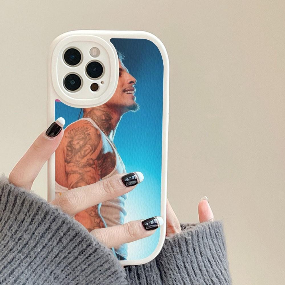 Rap Singer Rauw Alejandro Phone Case Hard Leather For IPhone 16 15 14 13 12 Mini 11 14 Pro Max Xs X Xr 7 8 Plus Fundas