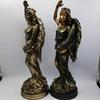 Ancient Greek Goddess of Wealth Resin Sculpture Retro Office Lucky Decoration Attracting Wealth Home Decoration Ornaments Gifts