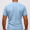 Men's Sweatshirt - Turned Collar - Half-zip Pullover Short-sleeved Shirt