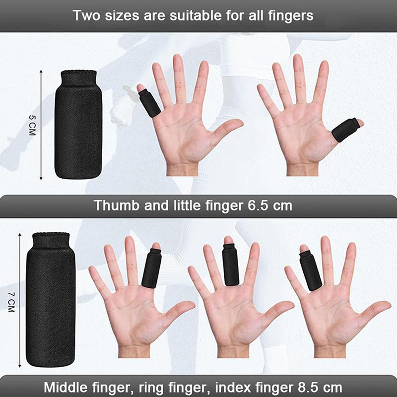 Finger Ice Sleeves 4Pcs Finger & Toe Cold Gel Ice Packs Thumb Ice Packs  Cold Compression Sleeves For Arthritis Hand Care