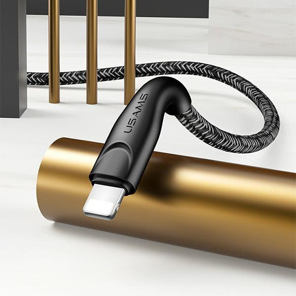 Usams Kabel Pleciony U41 Lightning 3M2A Czerwony/Red Sj397Usb02 (Us-Sj397) Fast Charge