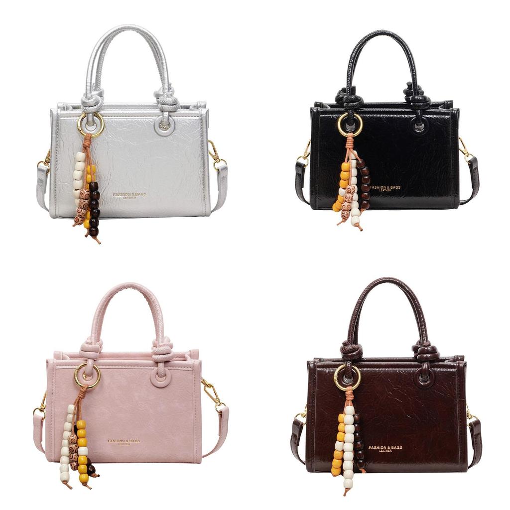 Urban Style Pu Small Crossbody Bag With Stitching Details For Casual Outings