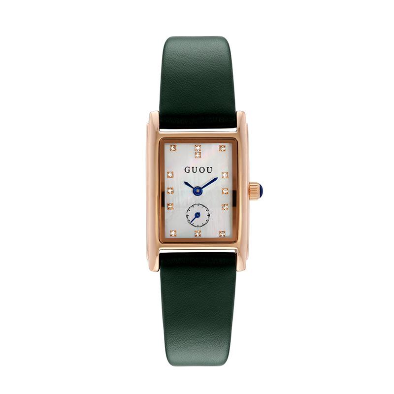 Montre pour femme, nouveau style, style rétro, petit disque carré, tempérament, ceinture simple, pour le travail, petite montre carrée