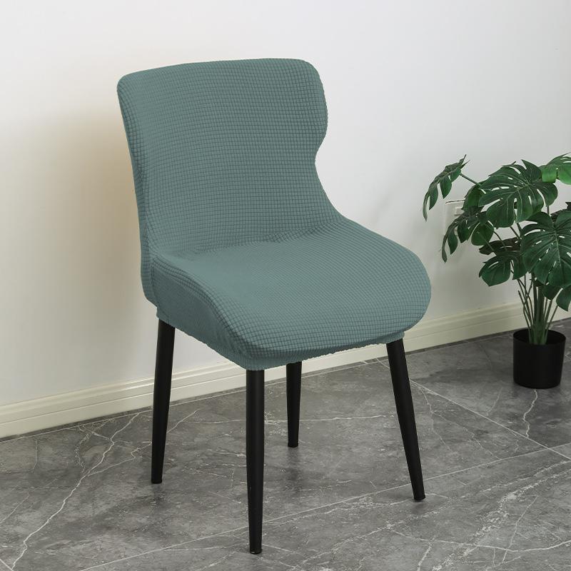 Modern Simple Pineapple Grid Thickened Craftsmanship Chair Cover Restaurant Dust-proof and Anti-slip Four-season Universal Chair Cover