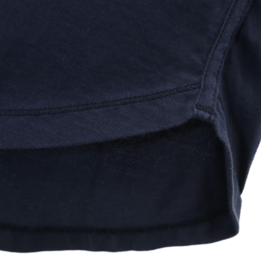 CURLY Made In Japan Short Sleeve V Neck T-shirt 2 Navy System Women Used