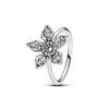 New 925 Silver Plant Bee Flower Women's Ring Suitable for Wedding Parties Wear DIY High Quality Jewelry Gifts
