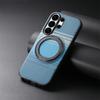 Carbon Fiber Texture 360 Rotating Magnetic Holder Case for Samsung S26 Ultra S25 S24 S23 Plus A57/37/17/07/56/36/26/16/55 Cover