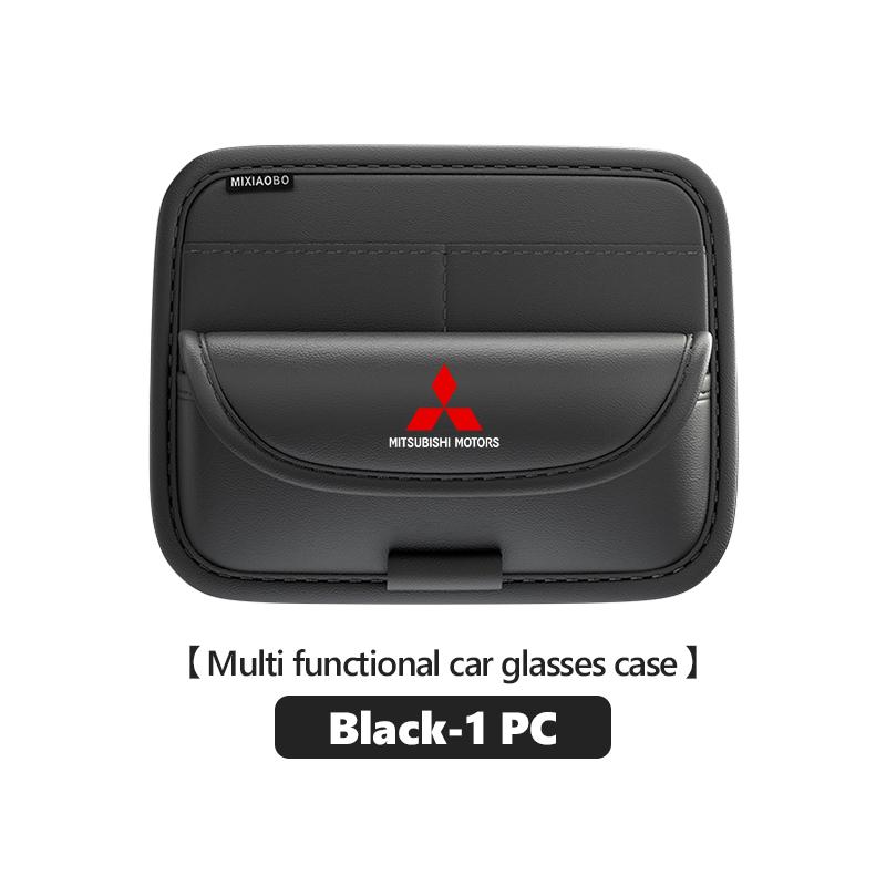 xkhr10 For Mitsubishi Car Sun Visor Glasses Organizer Box Eyeglass Storage Case Auto Accessories Outlander Lancer Eclipse Mirage