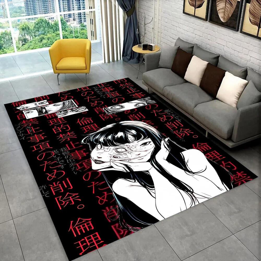 Horror Ito Tomie Kawakami Duch Kreskówkowy Dywanik Dywan do Salonu Sypialni Wystrój Domu, Dekoracja na Sofę Wycieraczka