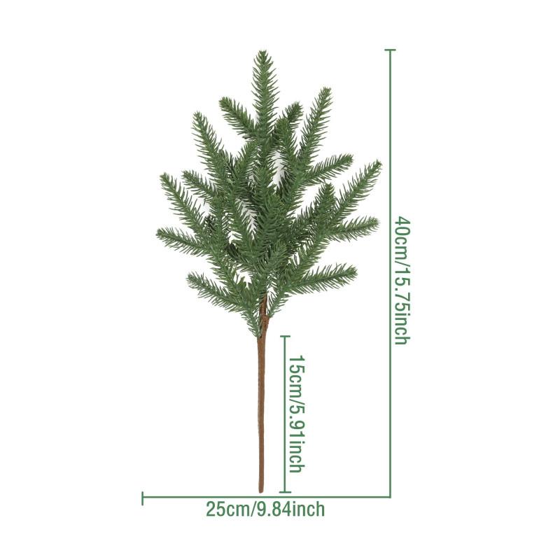 Christmas Fir Branches Fake Tree Leaves For Holiday Centerpieces And Seasonal Arrangements