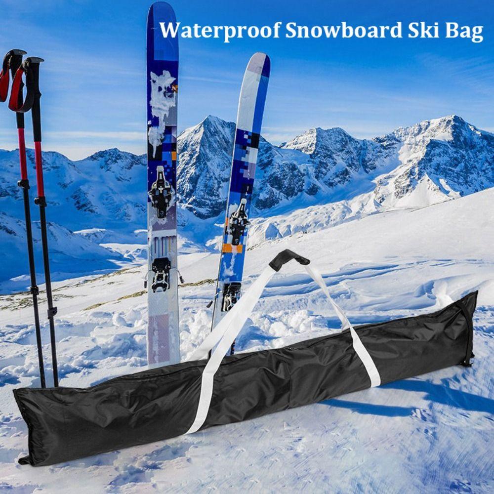 Spacious Waterproof Snowboard Bag 420D Polyester Protective Snowboard Carrier Portable Adjustable Ski Bag For Skiing Travel