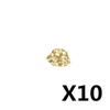 10PCS/LOT MOC Military Building Blocks Soldiers Figure Vest Helmet Belt Mask Earphone Bricks Army Accessories Toys J021