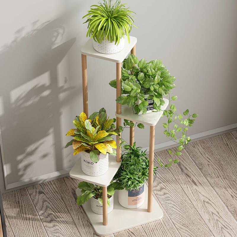 Nordic 7-Tier Bamboo Flower Stand