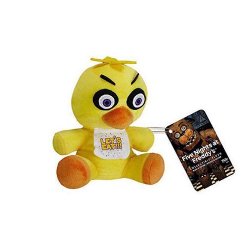 Nights At Five Freddys Chica Bonnie Foxy Plysjdukke Myk Kosedyr Barnegave