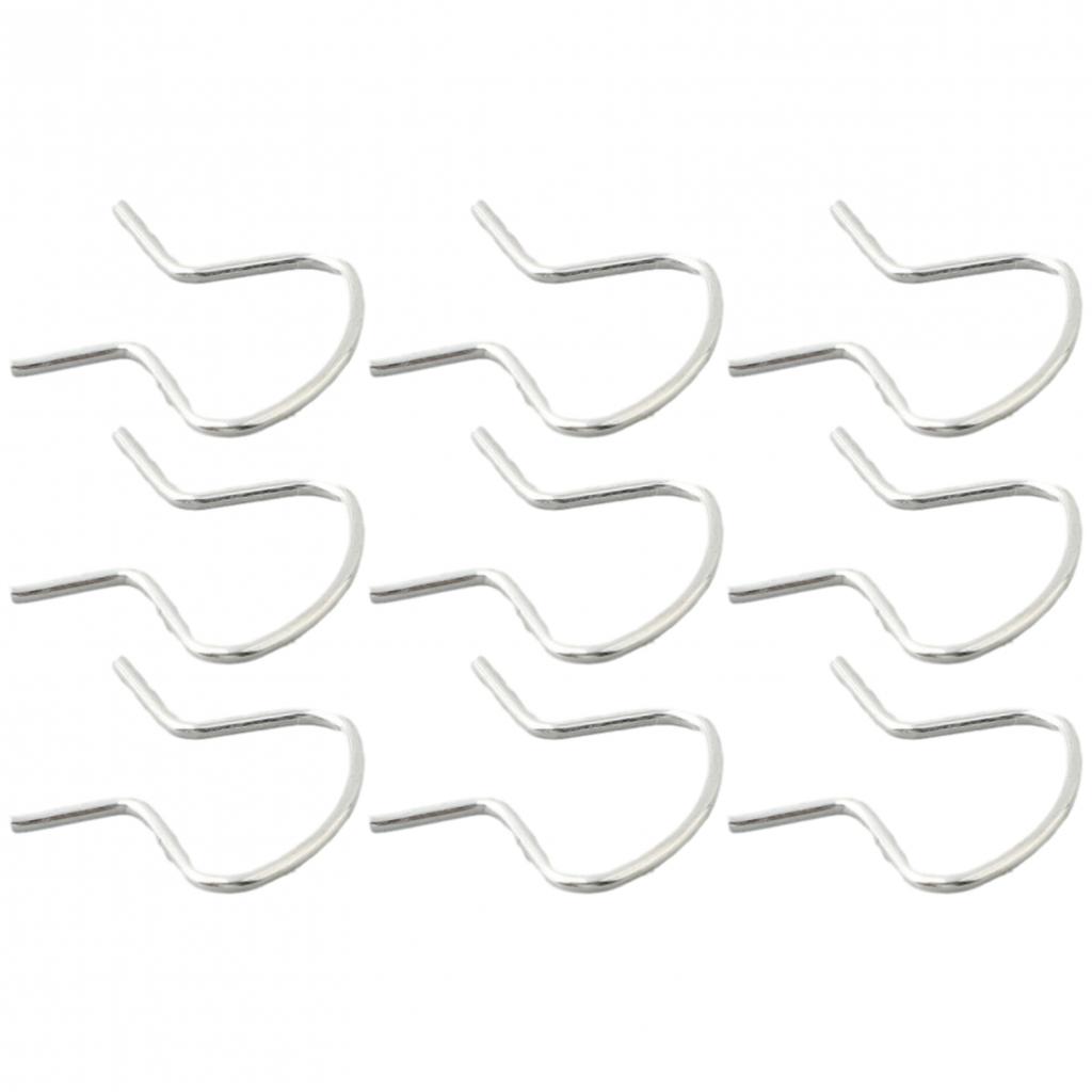 Crank Retainer Door Handle Wind Horseshoe Clip Set Sliver