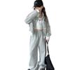 Kinderkleidungssets Mädchen Sportanzüge Frühling Herbst Jacke Hose Outdoor Lässiger Stil Trainingsanzug 2-teiliges Set für Teenager 5-14 Jahre