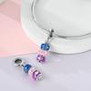 Copper Rotatable Charms Beads Eye Planet Windmill Snowflake Pendants Fit Women Original Bracelet Diy Christmas Gift