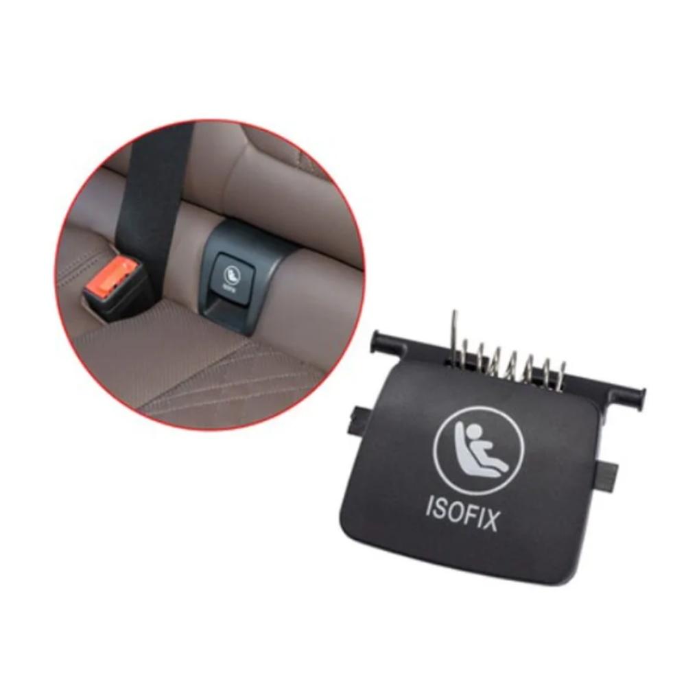 Black Rear Child Seat Hook Anchor Isofix Cover For BMW F97 X3M F98 X4M G01 X3 X4