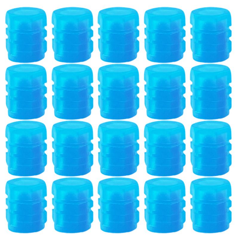 4/100PCS Car Luminous Tire Valve Cap Motorcycle Bike Wheel Nozzle Night Glowing Fluorescent Decor Tyre Valve Stem Luminous Caps