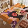 Artistic Abstract Pattern Rectangular Tablecloth - Stain-Resistant For Kitchen, Coffee Tables & Daily Use