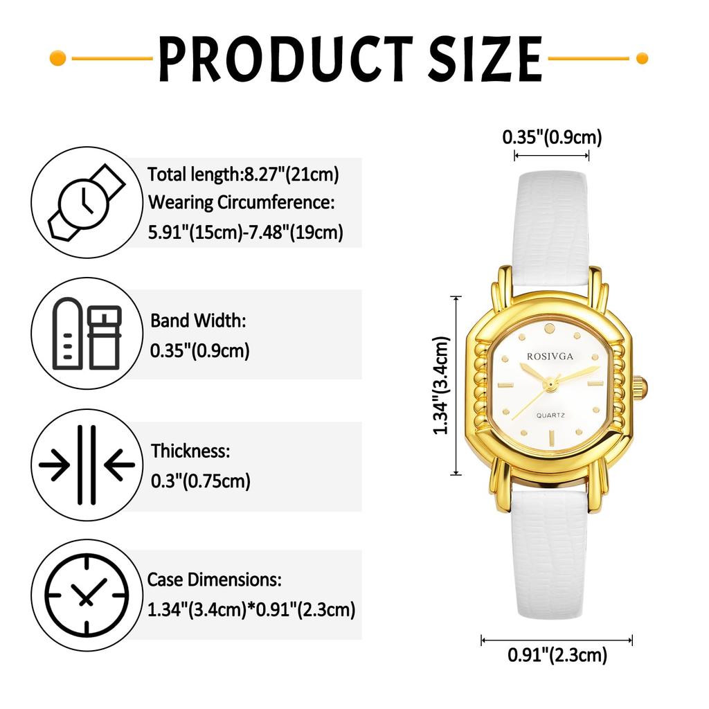 Leather Watch Women's Leather Strap Cute Analog Display Stylish Quartz Women's Fashion Accessory - Birthday Anniversary Mother's Day Christmas