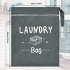 2 Pcs Large Travel Laundry Bags - Waterproof Wet/Dry, Washable, Drawstring, Bathing Suit, Workout, Gym Clothes, Swimming, Yoga - Green, Grey