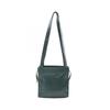 Used Anagram Tote Bag Leather Green Used Women