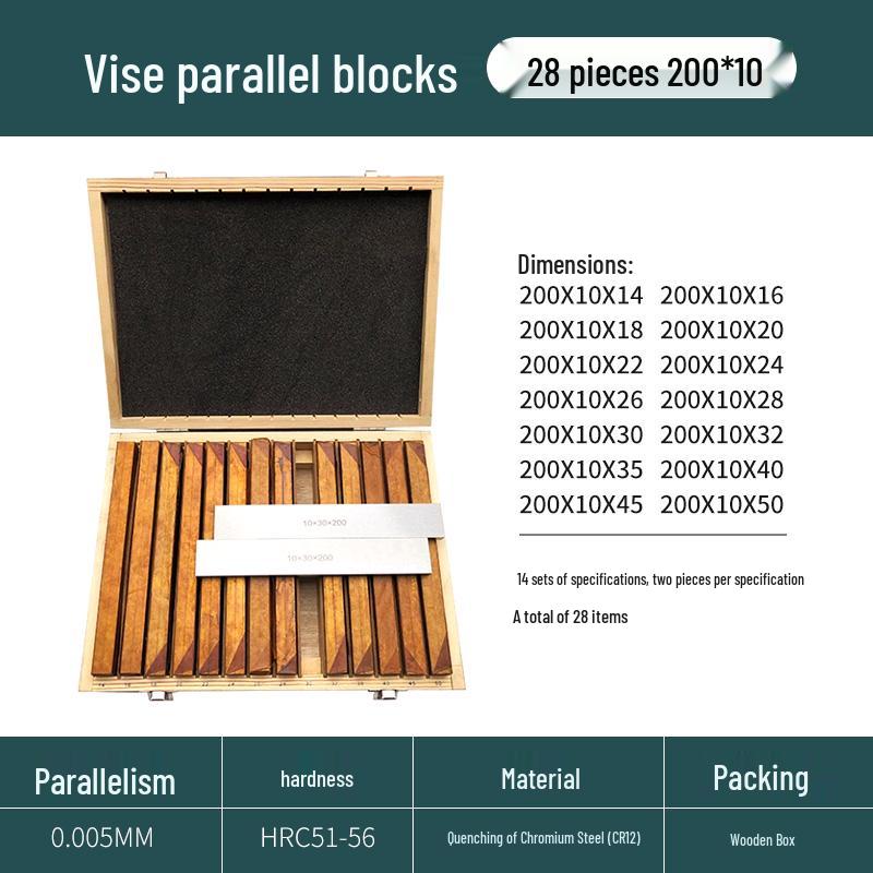 Parallel Shim Vise: CNC Milling Machine Fixture for Equal Height Support