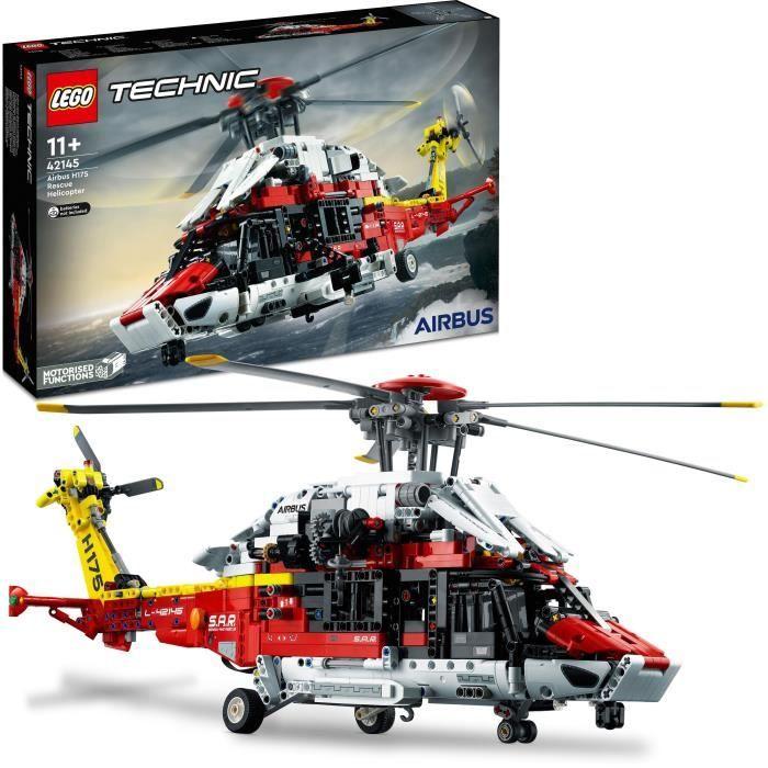 LEGO 42145 Technic L’Hélicoptère De Secours Airbus H175, Jouet Hélicoptère, Maquette Éducative, Modélisme, Enfants Dès 11 Ans
