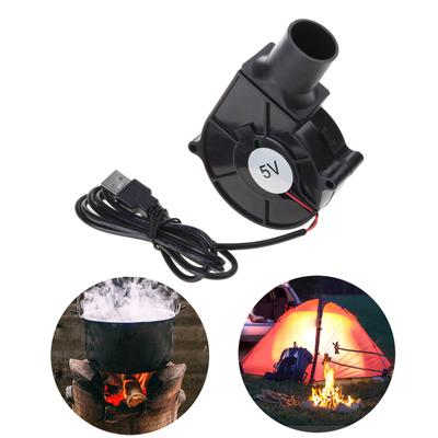 New 7530 5V USB Powered Fan with One Speed Controller- Compact and Quiet Blower for Barbecue and Camping